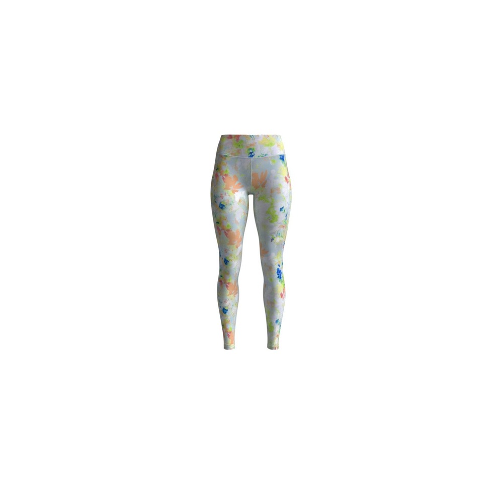 Avia Leggings Womens Large L Multi Color Floral High Rise Side Pockets Active
